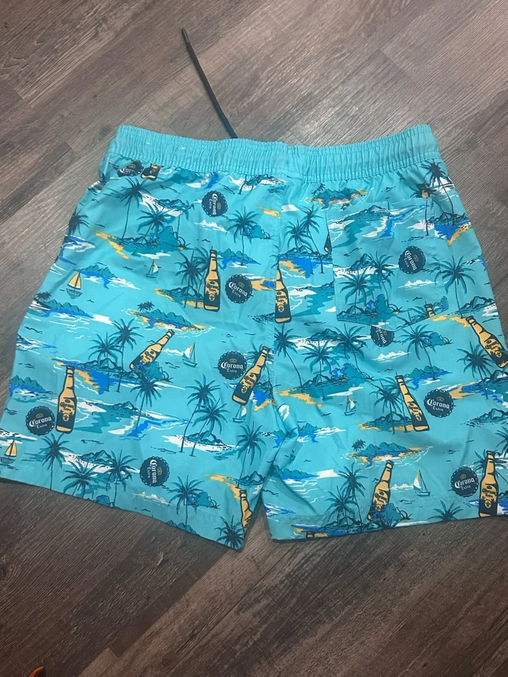 Corona beer swim trunks Size 32-34 sk169
